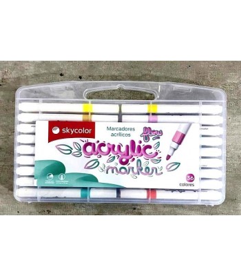 MARCADOR ACRILICO FLOW x36...