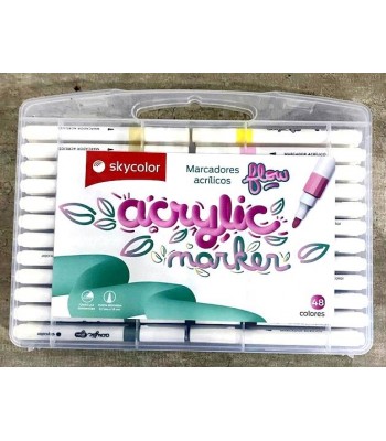 MARCADOR ACRILICO FLOW x48...