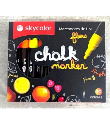 MARCADOR CHALK FLOW x10...