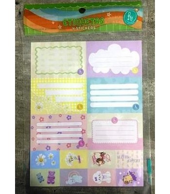 ETIQUETA ESCOLAR x8uni...