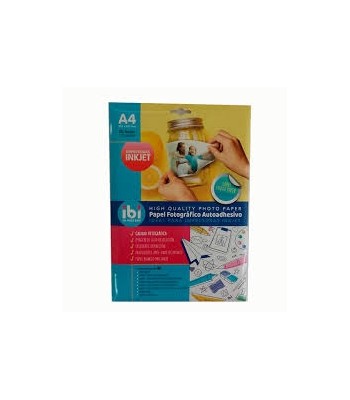 PAPEL FOTOGRAFICO IBI A4...