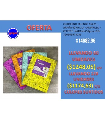 - OFERTA CUADERNO SKYCOLOR...