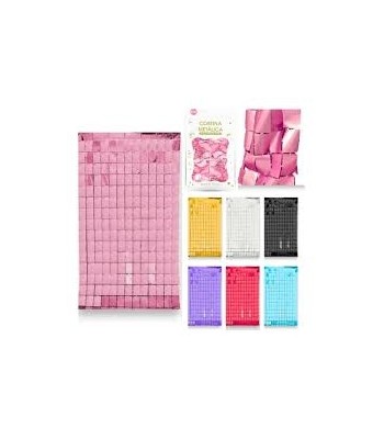 CORTINA CUADRADO METALIZADA...