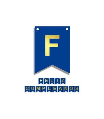 BANDERIN LETRAS FELIZ...