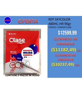 - OFERTA REPUESTO 480H...