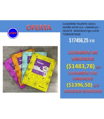 - OFERTA CUADERNO SKYCOLOR...