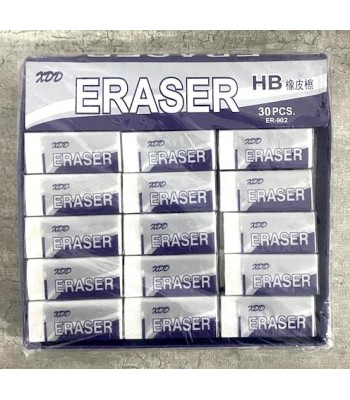 GOMA DE BORRAR x30 BLANCA...