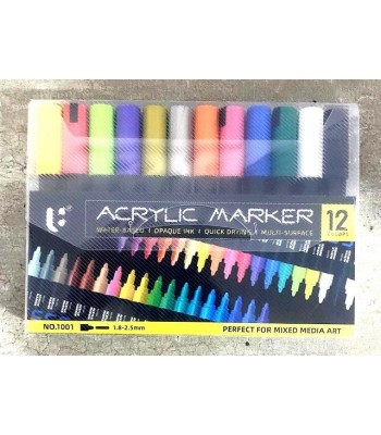 MARCADOR ACRILICO x12 1.8...