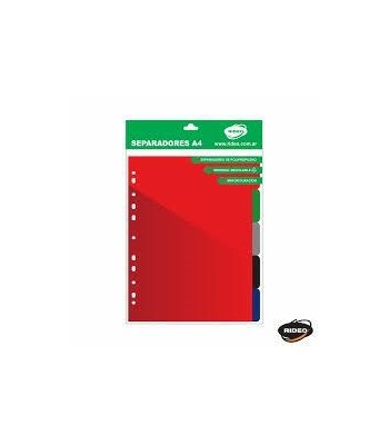 SEPARADOR A4 5 POS....