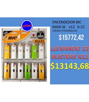 OFERTA - ENCENDEDORES BIC -