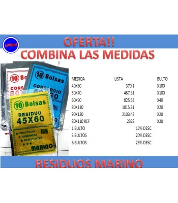 OFERTA -  BOLSA RESIDUO...