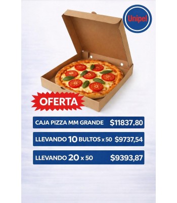 - OFERTA CAJA DE PIZZA M/M -