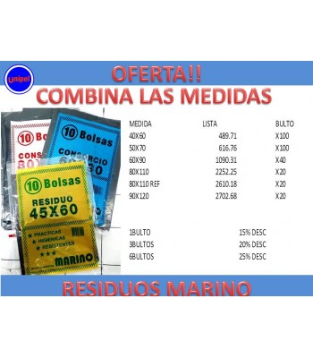 OFERTA -  BOLSA RESIDUO...