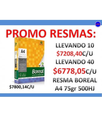 OFERTA - RESMA BOREAL 75 GR  -
