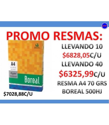 OFERTA  - RESMA BOREAL 70gr