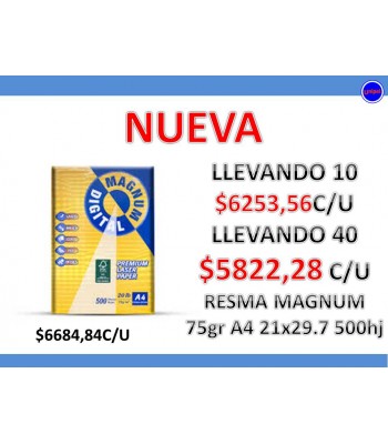 - OFERTA RESMA MAGNUM 75 GR -