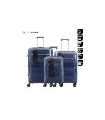 SET VALIJAS x2 PP AZUL...