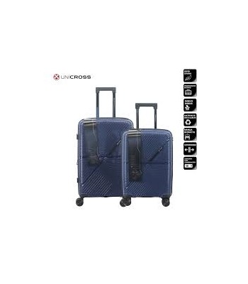 SET VALIJAS x2 PP AZUL...
