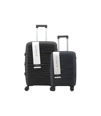 SET VALIJAS x2 PP NEGRO...