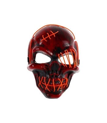 MASCARA CALAVERA C LUZ LED...